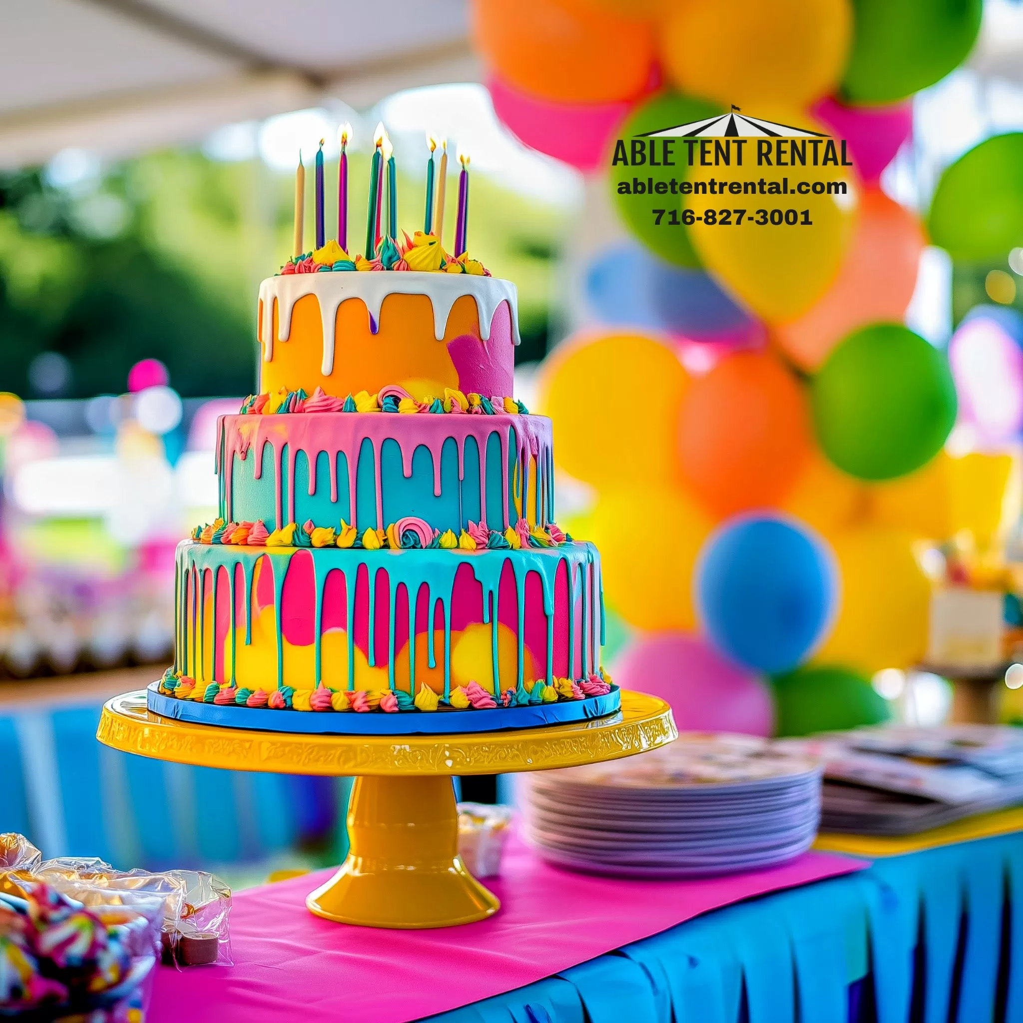 Party Rentals in Buffalo NY – Tents, Tables & Chairs | Able Tent Rental ...